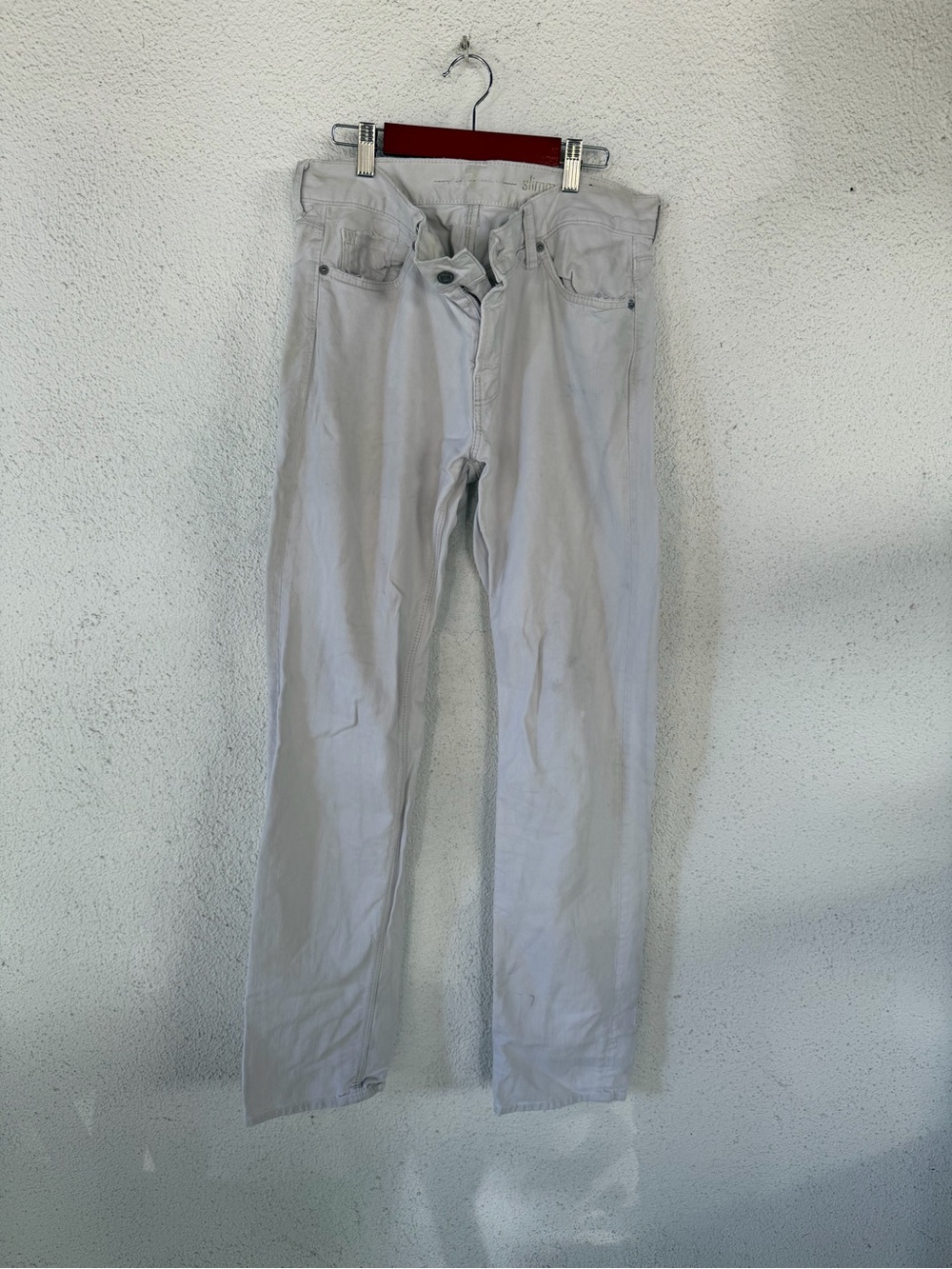7 For All Mankind White Denim Jeans
